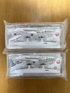 【新品未開封】JAL 非売品 飛行機模型 2個セット HAC 北海道エアシステムのサムネイル