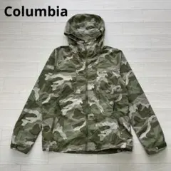 Columbia　コロンビア ナイロンジャケット 刺繍ロゴ　カモフラ