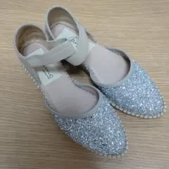 Gaimo シルバー グリッター エスパドリーユ　ラメ　サンダル