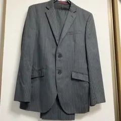 JOHN PEARSE グレー ストライプ ビジネススーツ