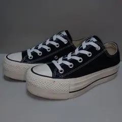 コンバース2023年オールスター厚底ALL STAR LIFTED黒23㎝中古品