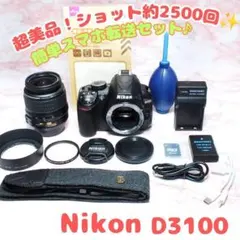 ショット数少なめ◇Nikon D3100◇一眼レフカメラ◇すぐ使える◇手ぶれ