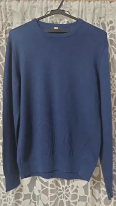 ★SALE★UNIQLO エクストラファインメリノウール　クルーネック メンズS