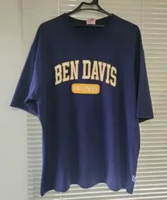 BEN DAVIS オーバーサイズ Tシャツ X-Large ネイビーのサムネイル