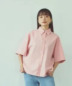 高山直子さんコラボ　イージーケア半袖シャツ　EiiSのサムネイル