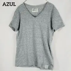 アズール AZUL【S】Vネック ニット Tシャツ トップス カットソー 半袖