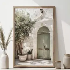 アートポスター　イタリア建築　3040　キャンバスアート　ウォールアート