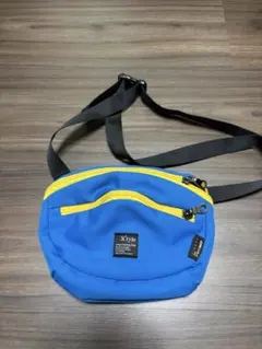 X'tyle CORDURA ボディバッグ ブルー イエロー