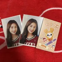 TWICE ジヒョ　トレカ　READY TO BE オフラインくじ　クリアトレカ