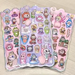 数量限定価格★ラブブLABUBUぷくぷくシールステッカーおしりシール