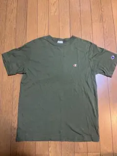 Champion オリーブグリーン Tシャツ M