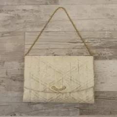 2WAY　佐賀錦　バック◇ゴールド 東京マルウ謹製 清雅苑　和装洋装に♪5Z5