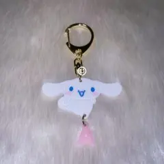 Sanrio サンリオ シナモロール シナモン イニシャル キーチェーン A