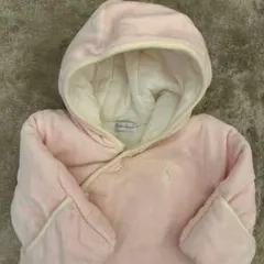 Ralph Lauren フリースロンパース ピンク