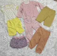 UNIQLO⭐️(80〜90)ベビーパジャマ 他7点セット コットン