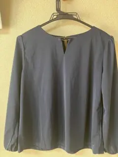 ブラウス ネイビー