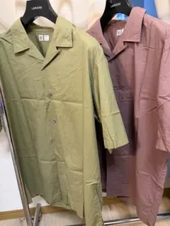 Uniqlo U オープンカラーシャツ 2枚セットのサムネイル