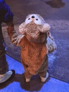 【着画あり】ダッフィー着ぐるみロンパース　カバーオール