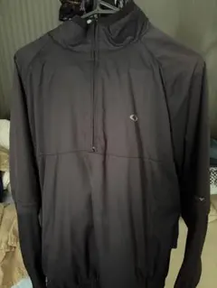 OAKLEY ハーフジップ ナイロンジャケット ブラック