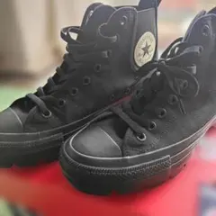 Converse ブラック ハイカットスニーカー