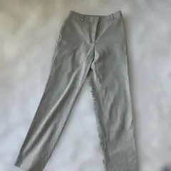 PLST 美品 センタープレスパンツ ライトグレー 小柄 低身長 xxs