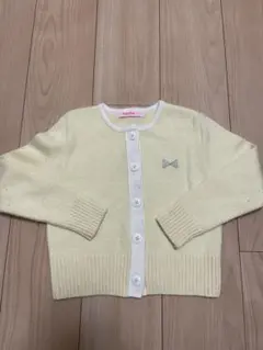 familiar カーディガン 120サイズ 淡い黄色