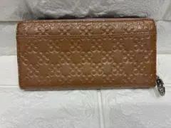 【お値下げ】COACH コーチ 長財布 フラワー 花柄 ブラウン