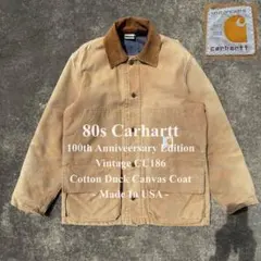 【希少80s】Carhartt 100周年記念モデル デトロイトジャケット M