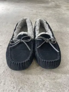 UGG australiaムートンボア デッキシューズ OLSEN オルセン 黒