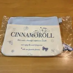 最終値下げ☆ シナモロール☆新品未開封☆ 帆布 フラットポーチ サンリオ