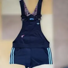 adidas ロデオクラウン　コラボ　オーバーオール ネイビー Ｓサイズ　美品のサムネイル