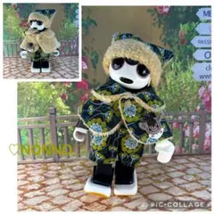 ロボホン洋服もこもこ帽子&リバーシブルケープor ハーフパンツ