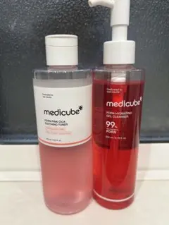 クレンジングジェル　PDRNピンクトナー化粧水　medicube