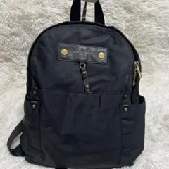 訳あり！マークジェイコブス　リュック　バックパック　A4可能　ナイロン　ブラック