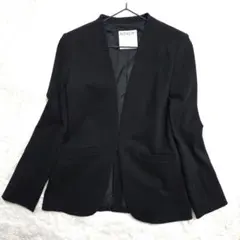 【美品】BOSCH MCMLXXXノーカラージャケット ストレッチ 36