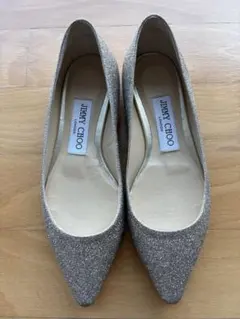 JIMMY CHOO ラメ　フラットシューズ　サイズ　34 ジミーチュー