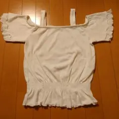 BROWNY オフショルダー ホワイト トップス Fのサムネイル
