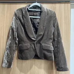 テーラードジャケット ベロア