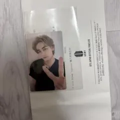 BTS V Layover JPFC限定トレカ 当選　テテ