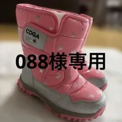 COGA ピンク 雪の結晶 冬用スノーブーツ　21センチ