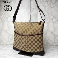 GUCCI グッチ ショルダーバッグ GGキャンバス S021 - メルカリ