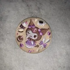サンリオ 刺繍缶バッジ クロミ