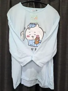 新品未使用 ちいかわ パジャマ Tシャツ ライトブルーのサムネイル