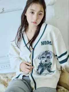 新品SNIDEL HOME × 新木優子.ニットカーディガン.ジェラートピケのサムネイル