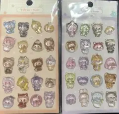 Yalli x Yooki 立体シール 2枚セット
