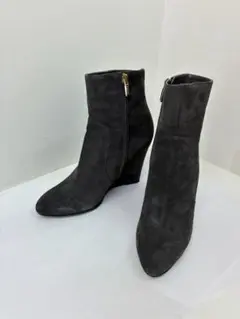 （L02611）Max Mara マックスマーラ ショートブーツ　スウェードのサムネイル