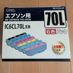 OHM IC6CL70L エプソン用インクカートリッジ 6色パックのサムネイル
