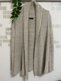 EGOIST ベージュ ニットカーディガン