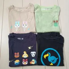 ユニクロ　キッズ半袖Tシャツ　120センチ 4枚セット　あつ森