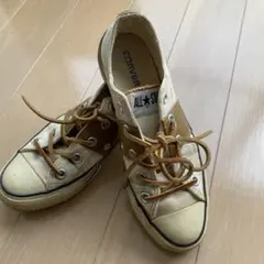 CONVERSE ALL STAR ベージュ ローカット スニーカー